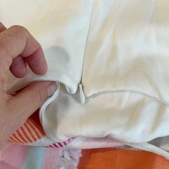 Anthropologie Hutch Kalyn Halter Wrap Dress Multicolor Size 6 Striped Fringe Hem - Picture 5 of 8